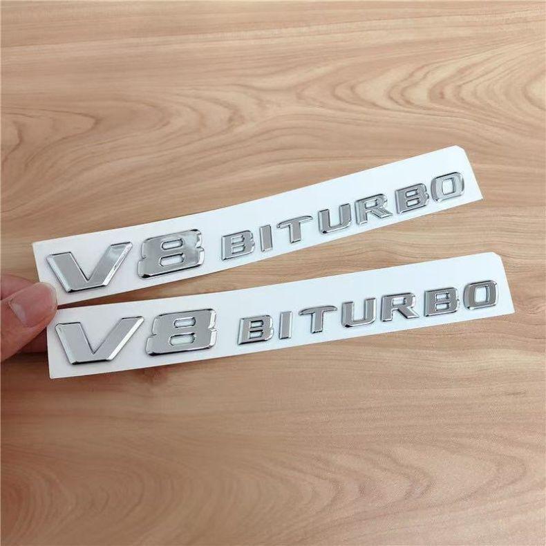 Mercedes AMG 4MATIC+ Biturbo Turbo Fender Emblem