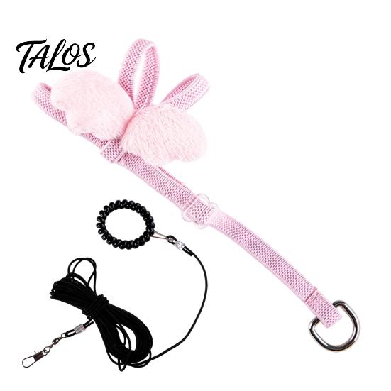 Bird Harness with Leash Parrot And Leash, Adjustable 2m Elastic Soft Pet Wing Training Rope, Cute Wings for Conure Small Birds Flight Suit