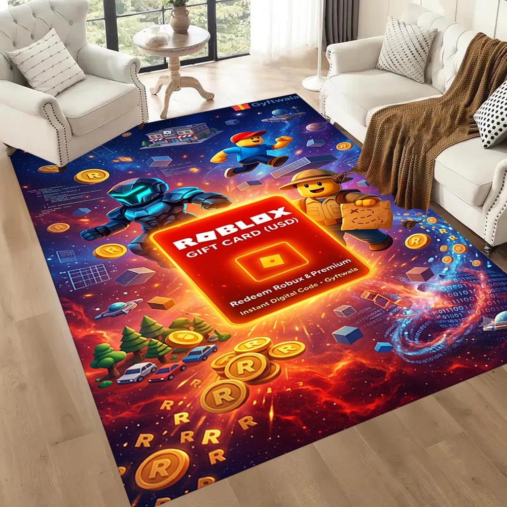 Roblox 239 Carpet Suitable for Entryway Balcony Foyer Game Room Antislip Carpet Decorate Offices Perfect Gift for Women/Men