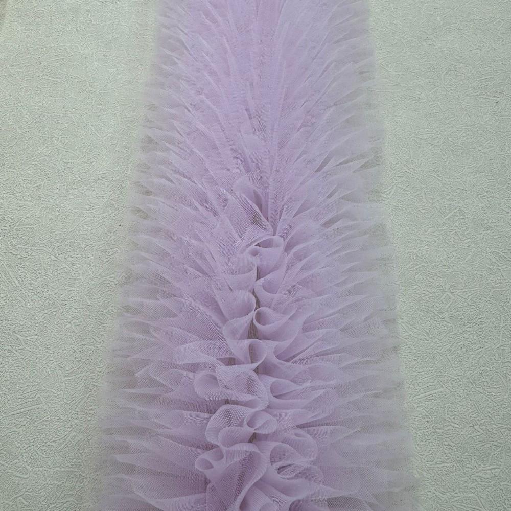 New Multi-layered Lace Mesh Trim Fluffy Ruffled Edge Skirt Hem Decoration Encrypted DIY Dress Lace