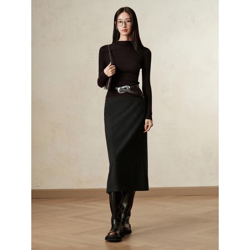 Women's 100% Wool Slim-Fit Polo Knit Shirt