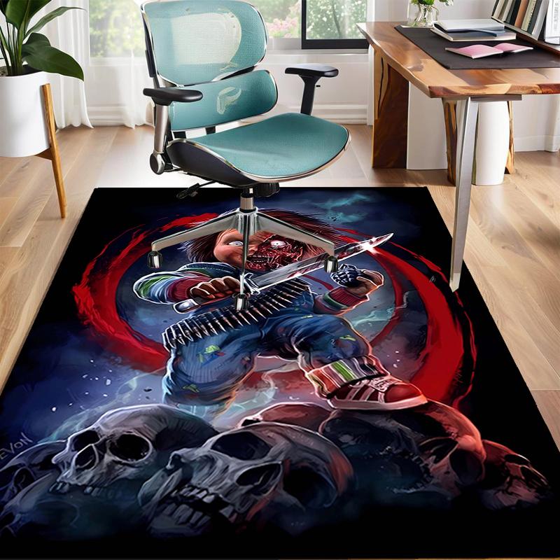 1pc Chucky2 Design Area Rug - Non-Slip, Soft & Cozy Floor Mat for Living Room, Bedroom, Office - Indoor/Outdoor Decorative Carpet