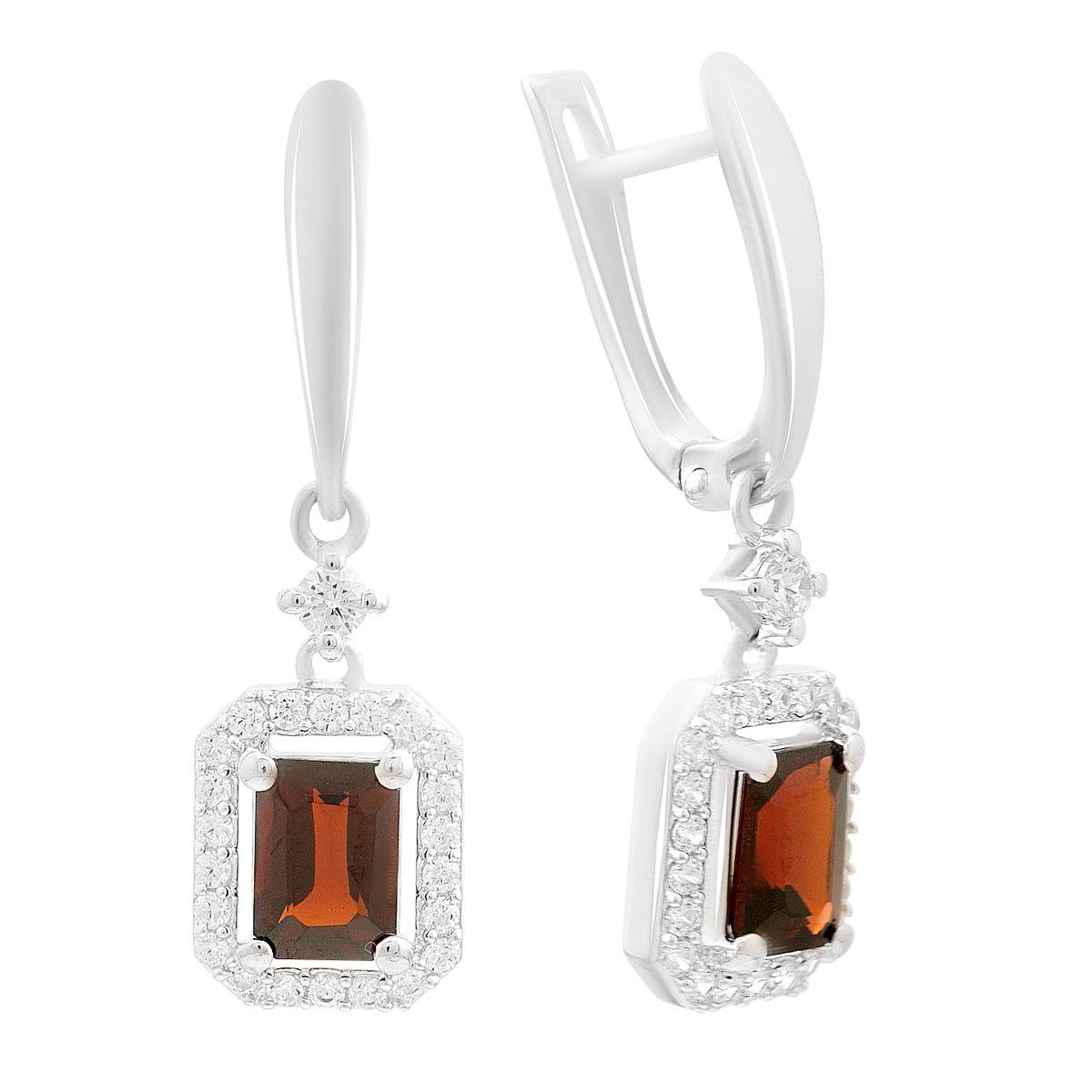 

Серебряные серьги с натуральным гранатом 3.251ct (2204138) темні цукерки apple червоний колір