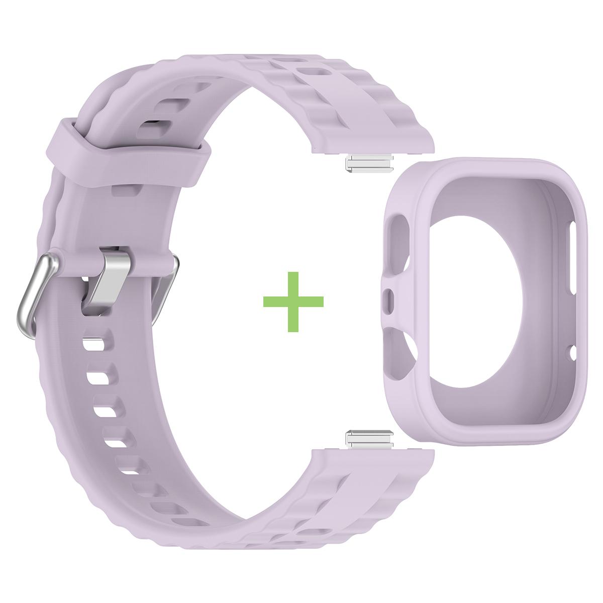 Силиконовый Ремешок+Защитный Чехол Для Huawei Watch Fit 4 Fit4 Pro Умные Часы Защита Мягкий Корпус Бампер Чехол Huawei Watch Fit4Pro Huawei Fit4