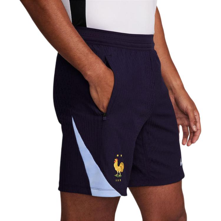 Nike France Elite Strike Comfortable Versatile Casual Shorts Men Shorts Blue FJ1950-498