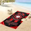 Individuelles Eintracht Frankfurt Aufdruck Strandtuch, Großes Weiches Schnelltrocknendes Handtuch für Strand Camping Schwimmen