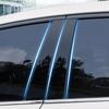 6pcs/set Car Door Window Pillars B-pillar Post Trim Stickers PC Plastic for Toyota Corolla 2014-2018