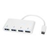 Startech USB-C Hub - 4 USB 3.0 Ports - USB-C To 4x USB-A - Bus Powered - White