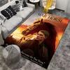 War Horse Steven Spielberg Movie Poster Soldier and Horse Sunset printed carpet rug for entryway, long lasting non-slip soft rug mat