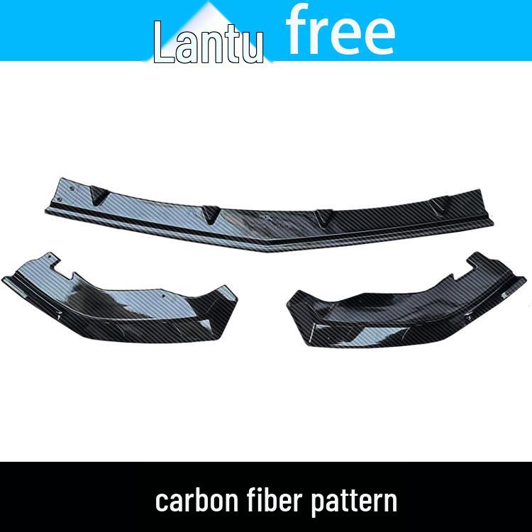 Compatible Lantu 21-23 Front Lip Spoiler & Skirts Kit - Anti-Scratch, Aggressive Style, Large/Small Body Kits
