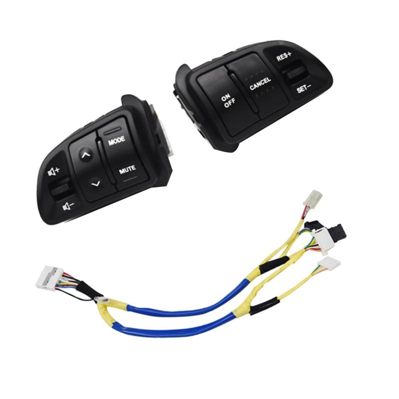Portable Car Steering Wheel Button With Heating Harness 96700-3W502 For Kia Sportage 2011-2016 Cruise Volume Control Switch Repl