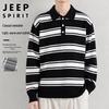 JEEP SPIRIT Men's Casual Long-Sleeve Knit Pullover Sweater