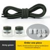Elastic Round Lock Shoe Laces No Tie Shoelace Children's Sneakers Shoelaces Without Ties Kids Adult Laces for Shoes Shoestrings