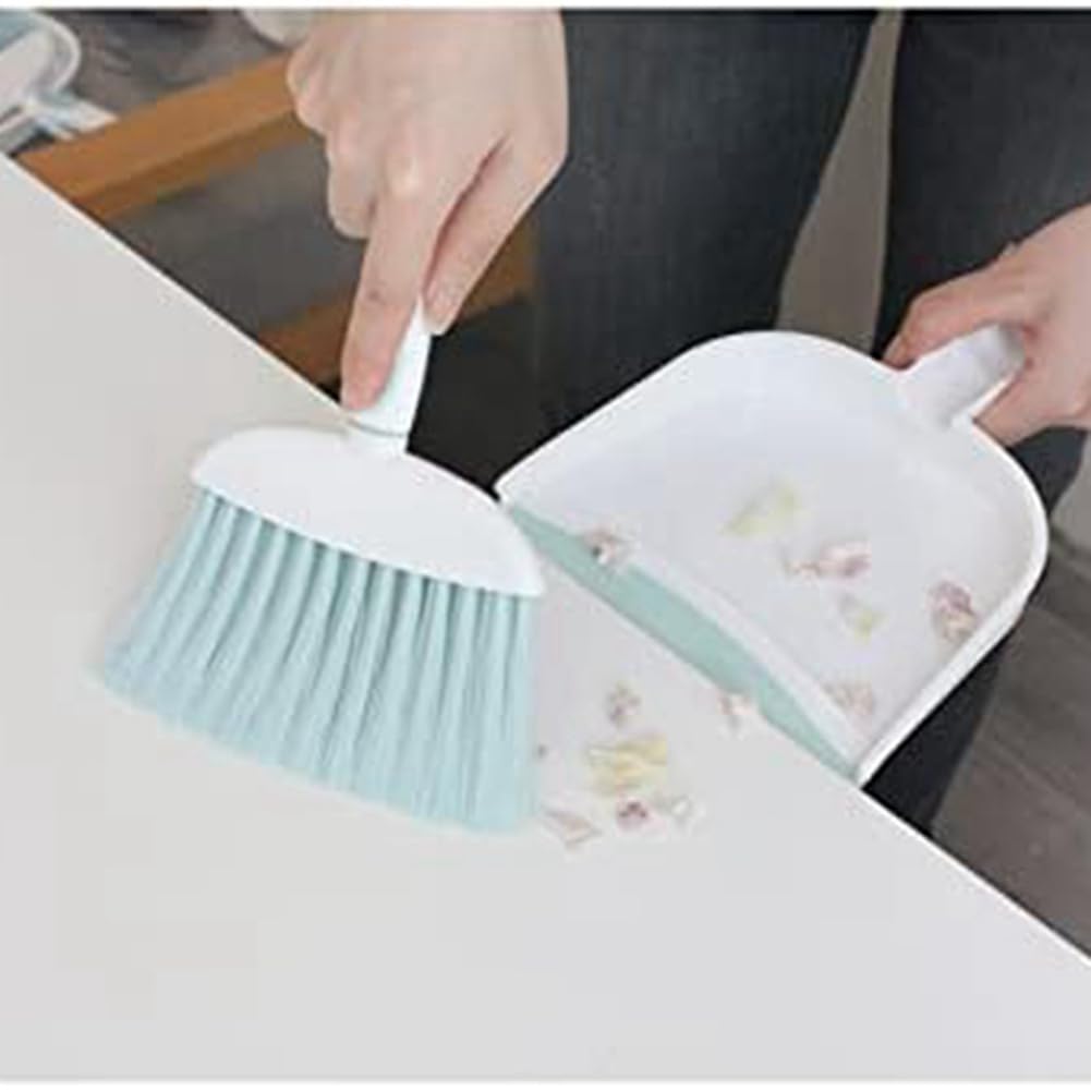 Mini Broom and Dustpan Set Table Dining Table Crumb Sweeper Soft Bristles Multipurpose Desktop Cleaning Tools for Home