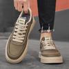 Fashion New Style Vulcanized Sneakers Men Leather Casual Shoes