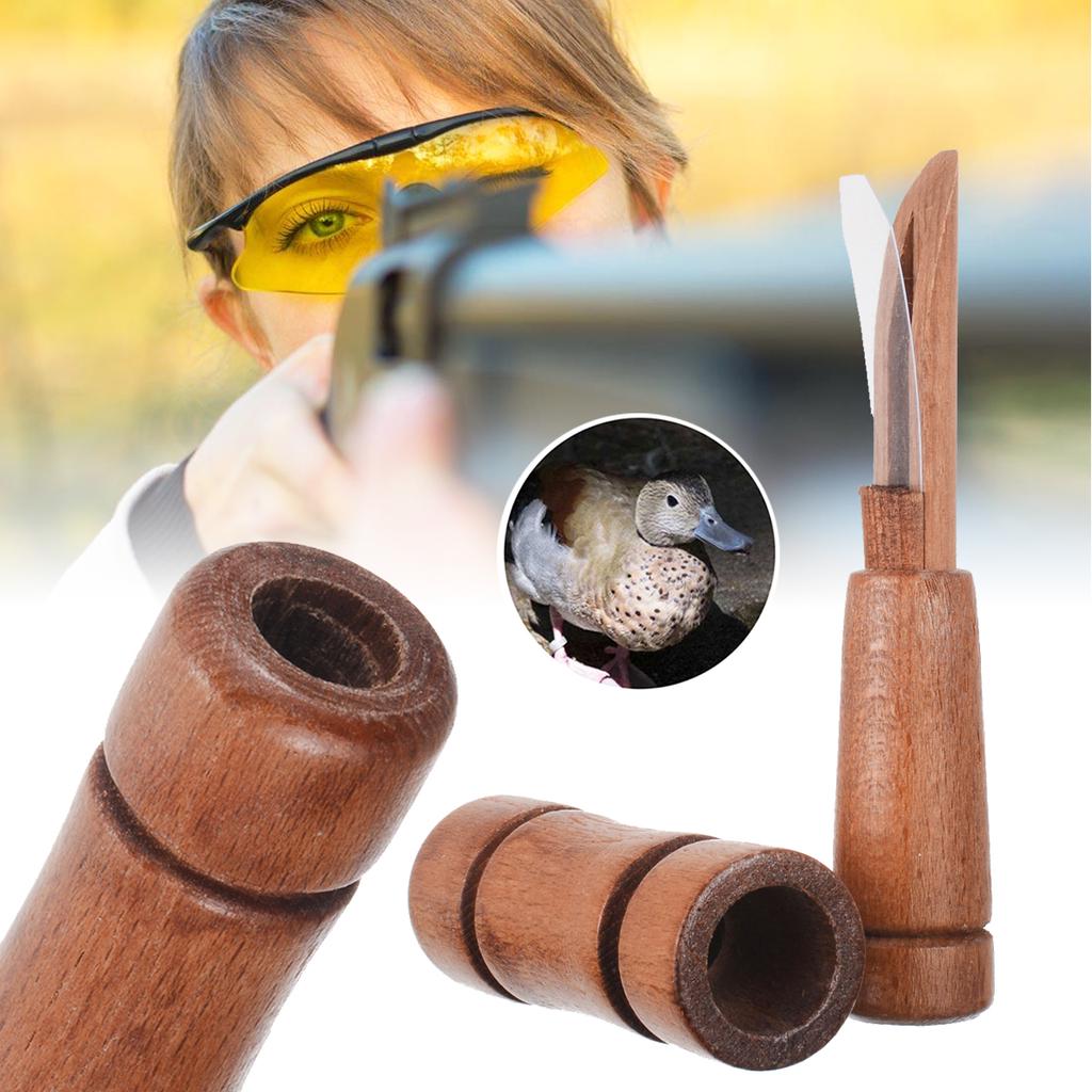 Buy Manyi 1pc Wooden Duck Hunting Call Whistle Mallard Buck Dog