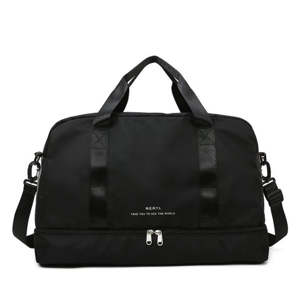 New fashion short trip bag large capacity sports fitness bag women dry and wet separation yoga storage bag duffel bag