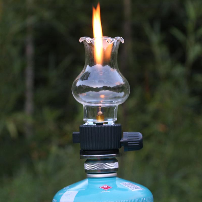 Portable Butane Gas Light,Suitable For Camping,Fishing And Picnic,Compact Outdoor Candle Light With Night Lighting 1Pc