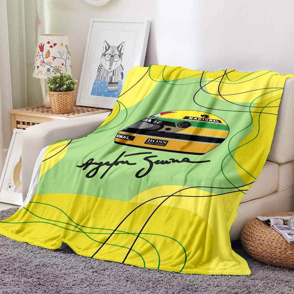 Ayrton Senna Blanket, High quality Comfortable for All Seasons, Home Decor, Warmth and Comfort