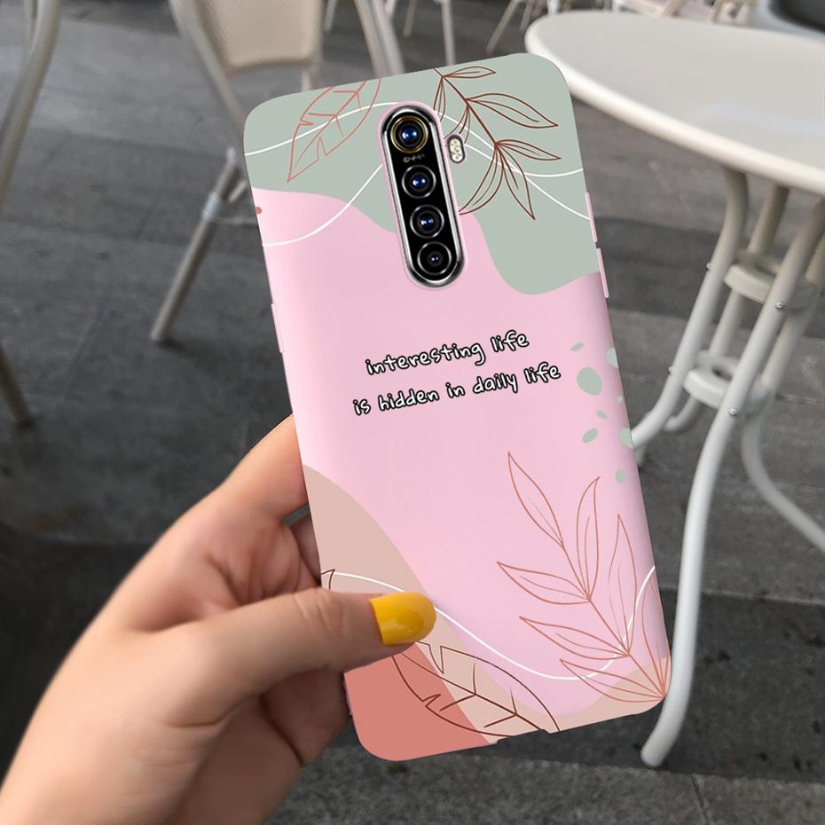 For Realme X2 Pro Phone Case Realme XT X2 Lovely Printing Candy Color Silicone Back Cover For RealmeX2 X 2 Pro XT Soft TPU Coque