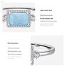 Modian S925 Sterling Silver Opal Ring - Korean Style, Light Luxury, Versatile, High-End Feel for Women's Temperament.