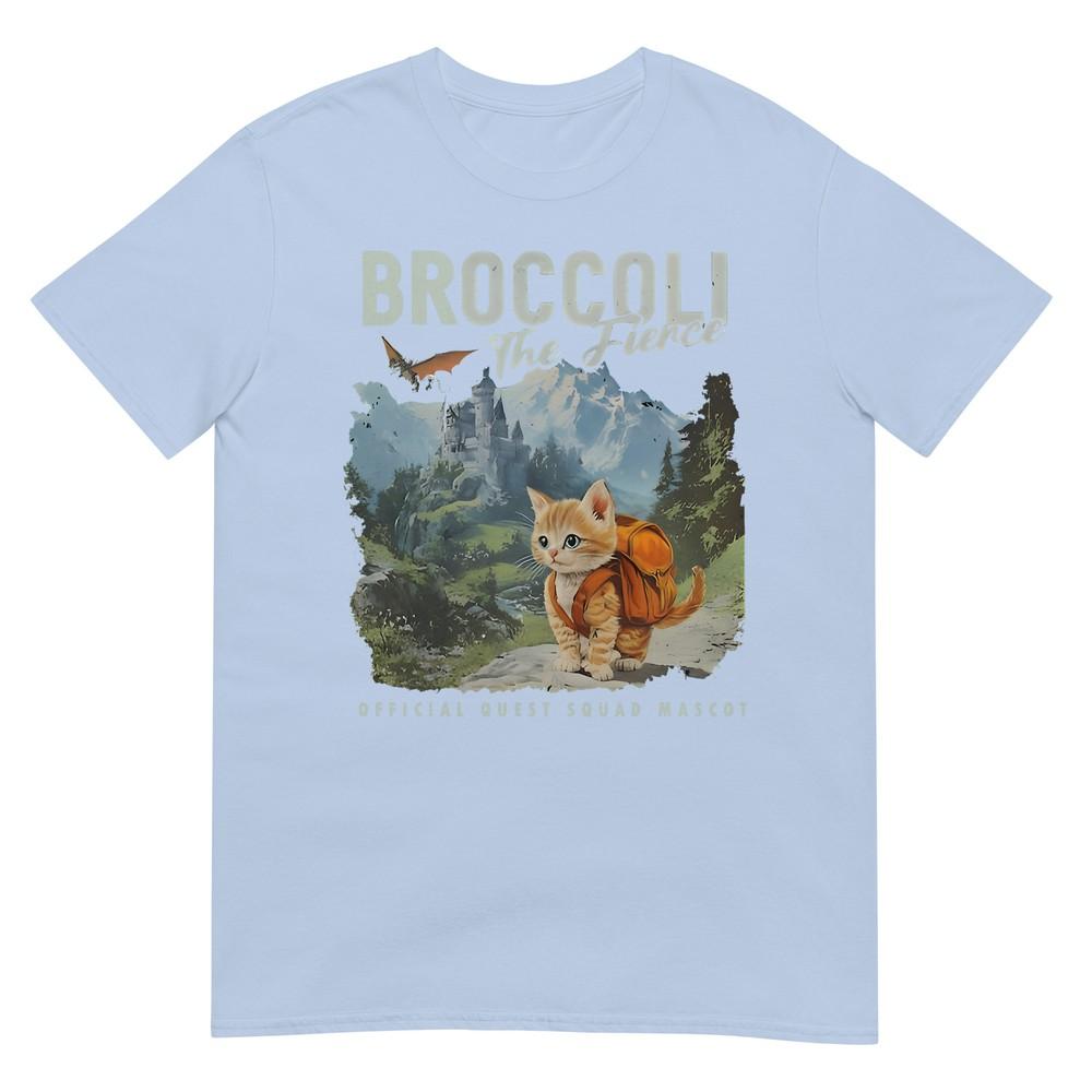 Broccoli The Fierce Quest Fantasy Squad Broccoli Cat Tshirt S