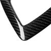 Textura de fibra de carbono para bmw f30 f10 f15 f07 f20 f21 f22 f32 f34 f35 5gt quadro do painel de mudança de engrenagem do carro botão de engrenagem capa cabeça guarnição
