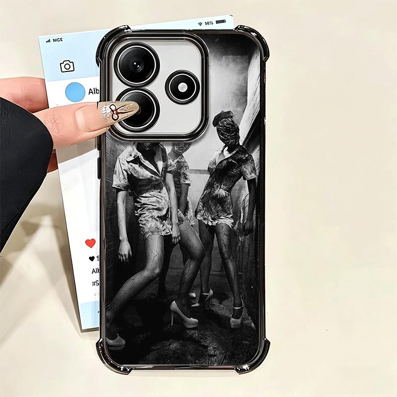 Silent Hill Horror Theme Soft Phone Case For Xiaomi Poco X7 X8 Pro Max X6 X5 X3 F8 Ultra F7 M8 M7 M5S Redmi 15C 15A 15 14C 13C 1