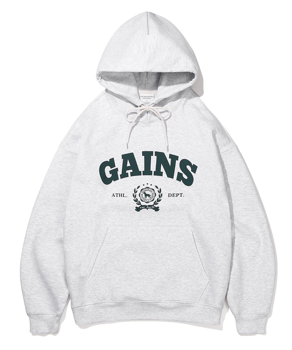 Gainsboro Laurel Golden Hoodie_White Melange White Melange/L (Fleece-Lined)