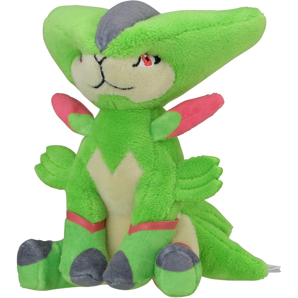 Pokmon Center Original Pokmon Fit Virizion Plush Toy 13x10.5x9 cm