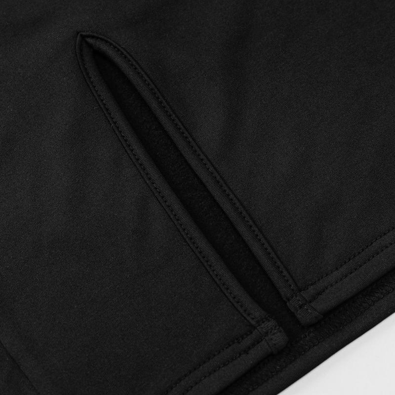 Street Shoulder Padded Slim Slit Party Sexy Dress Women Autumn Long Sleeve High Neck Temperament Casual Dresses Women Elegant Black Short Dress 25826
