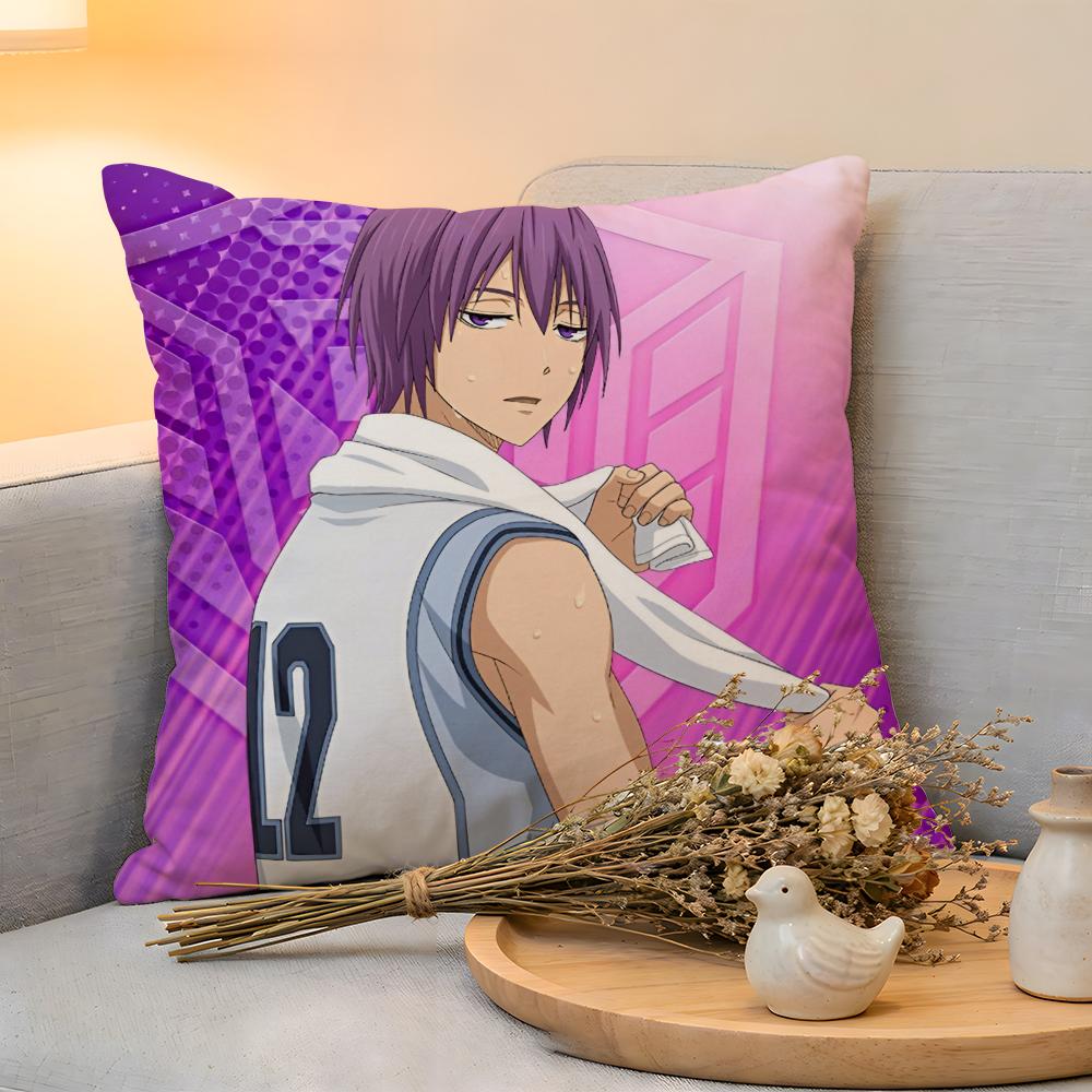 

Cushion Cover Linen SkinFriendly Soft Decorative Case For Sofa Home Decor Hot Anime KKurokos Basketball Pillow cover 30x30cm