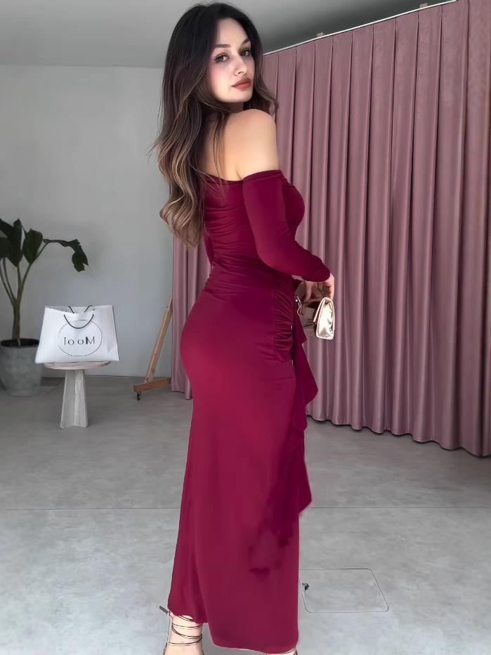 2025 French Off-the-Shoulder Slimming Summer Dress