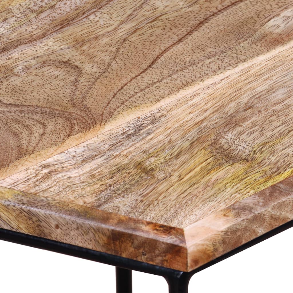 Solid Mango Wood Coffee Table 56 X 48 X 40 Cm