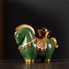 Resin Horse Figurine Chinese Style Desktop Ornament Zodiac Horse Ornaments  Home