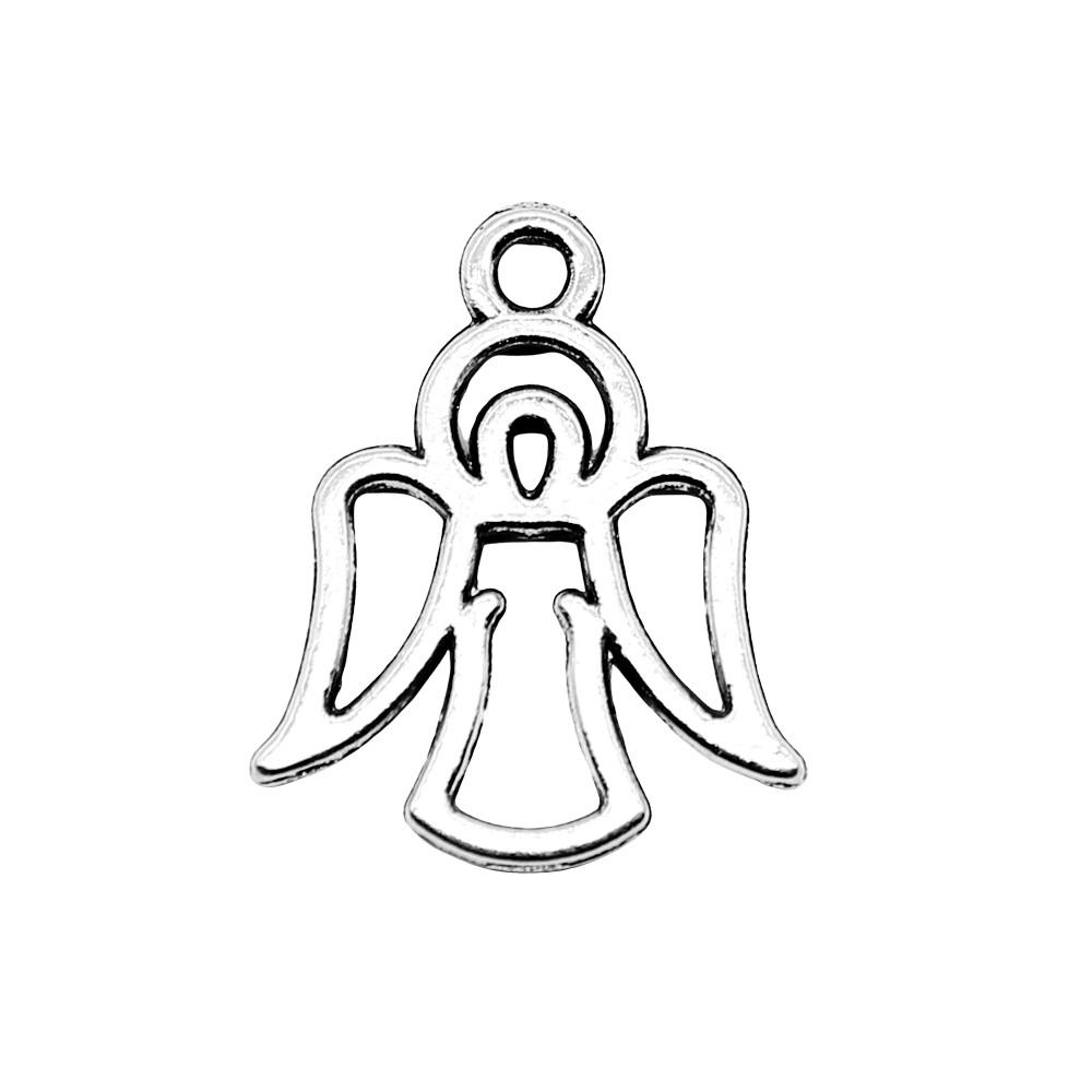 Angel Charms Alloy Fairy Pendants For Religious Holiday Jewelry Making