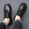 Kožené boty Pánské Podzimní Nové Široká chodidla Ruční šití Kůže Šlacha Podrážka plus Velikost 47 Outdoorové Volnočasové Prodyšné Boty