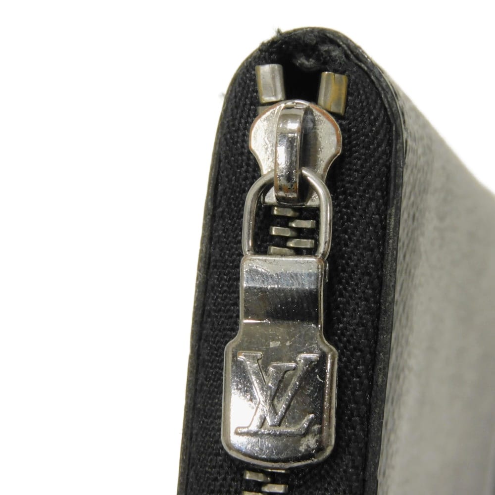 Used 12564 Zippy Coin Purse, Vertical, M81662 7943, Black, RFID IC Chip, Monogram Eclipse Noir Men's from Japan