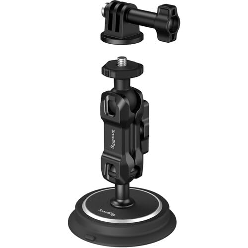 SmallRig Suction Cup Camera Mount for Action Cameras, Magic Hand Suction Cup Support Kit 4466