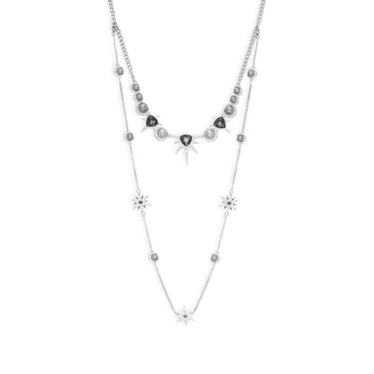 Swarovski Fantastic Personalized Design Crystal Necklace Women necklace Silver 5230604 Box (Random Color)