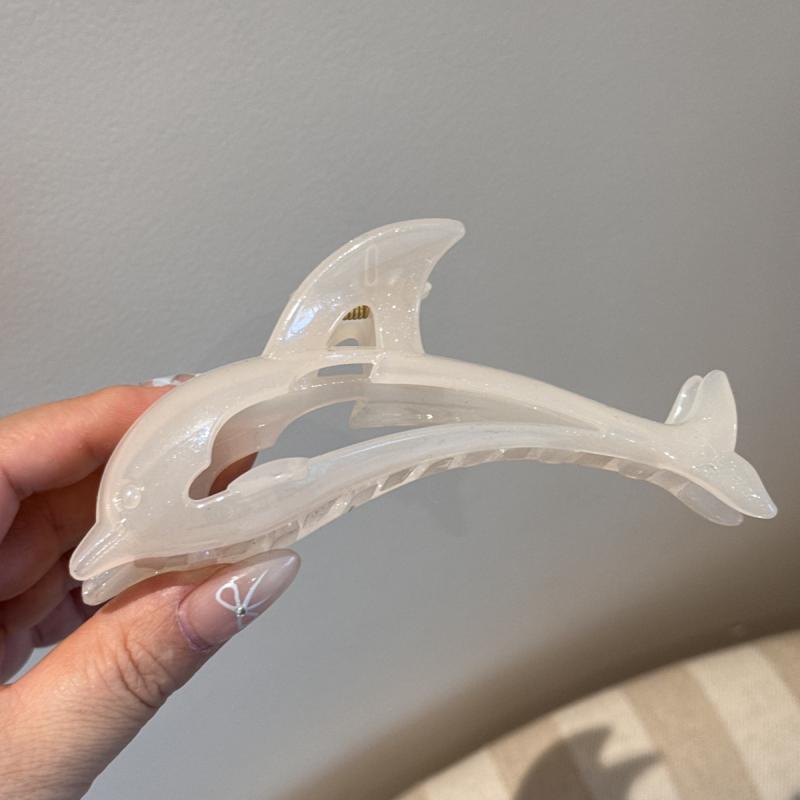 

1 Piece Beach Trendy Shark Clips Shell Dolphin Hair Claw Summer Ocean Girl S Claw Clip Hair Accessories For Women