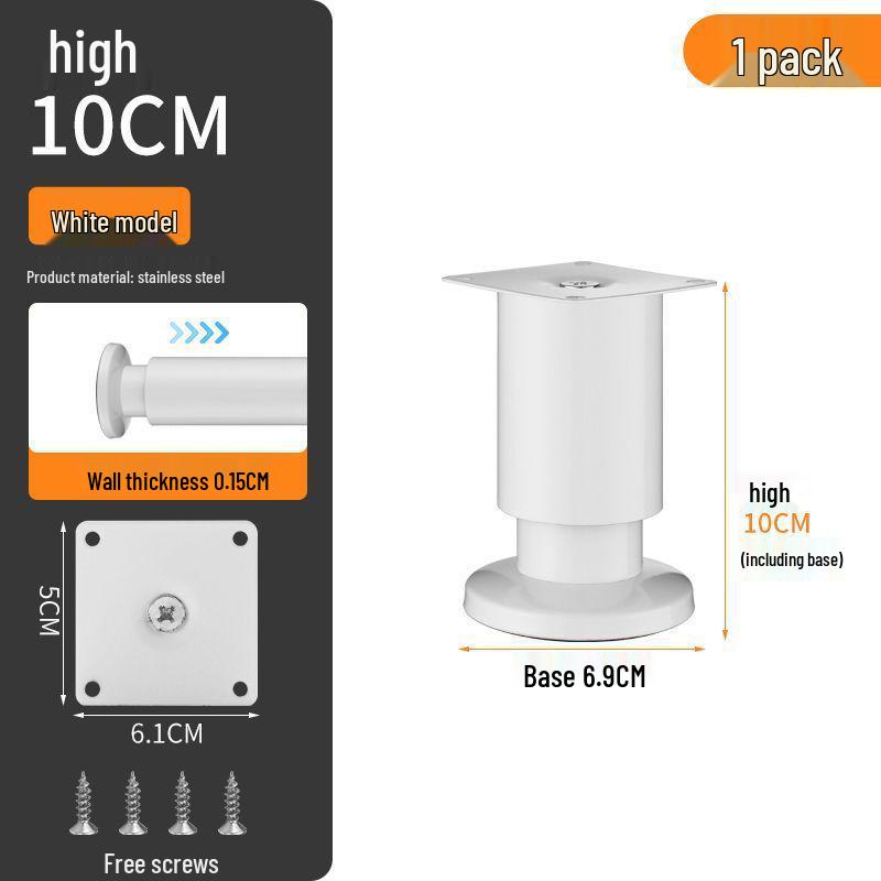 Adjustable Thickened Stainless Steel Table and Sofa Support Legs