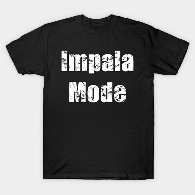 

Men Black Print T-shirt Distressed Impala Mode Text No-Cut Transfer Paper Print Cotton Tshirt 3XL чорний