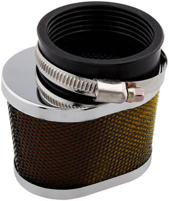 Kijima 102-056 Uniwersalny 00° Owalny Części Motocyklowe Power Air , Średnica Montażu 2,1 cala