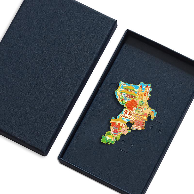 Binzhou Gelber Fluss Turm Magnet, Haifeng Pagode & Zhonghai Park. Kulturtourismus-Geschenk.