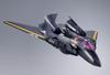 Tamashii Nations DX Chogokin Macross 7 VF-17S Nightmare Stealth Valkyrie Gumlin Kizaki Machine 250mm ABS Metal PVC Movable Figure