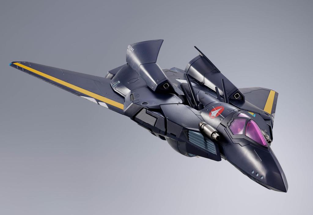 Tamashii Nations DX Chogokin Macross 7 VF-17S Nightmare Stealth Valkyrie Gumlin Kizaki Machine 250mm ABS Metal PVC Movable Figure