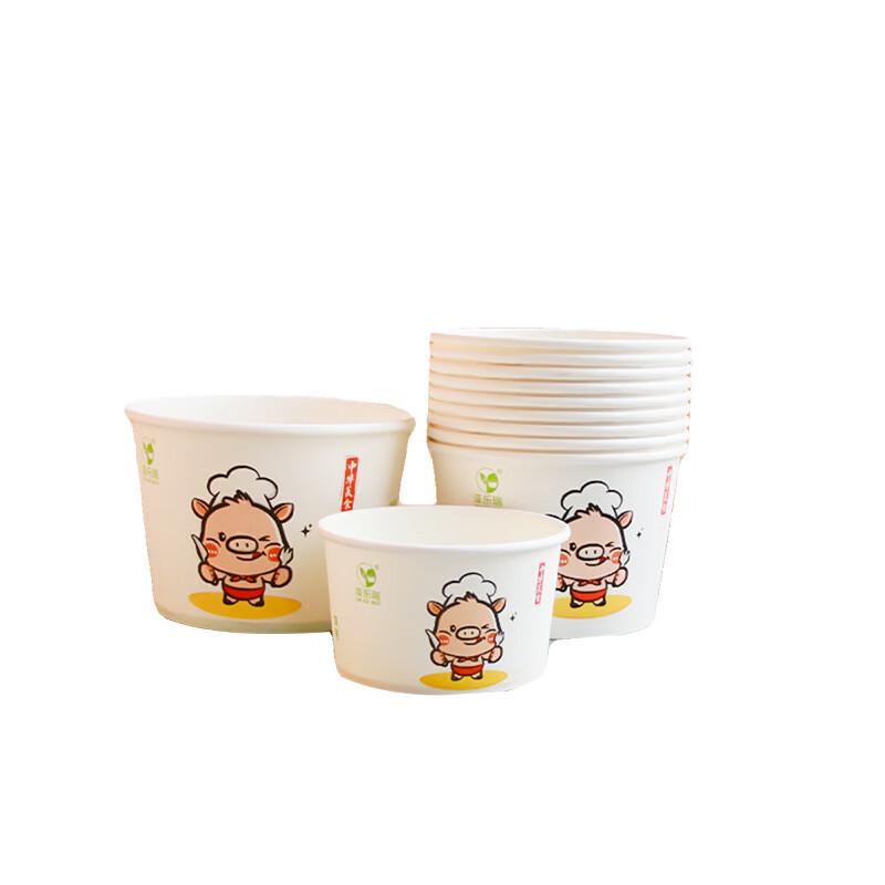 OIMG Disposable Ceramic Takeaway Bowl