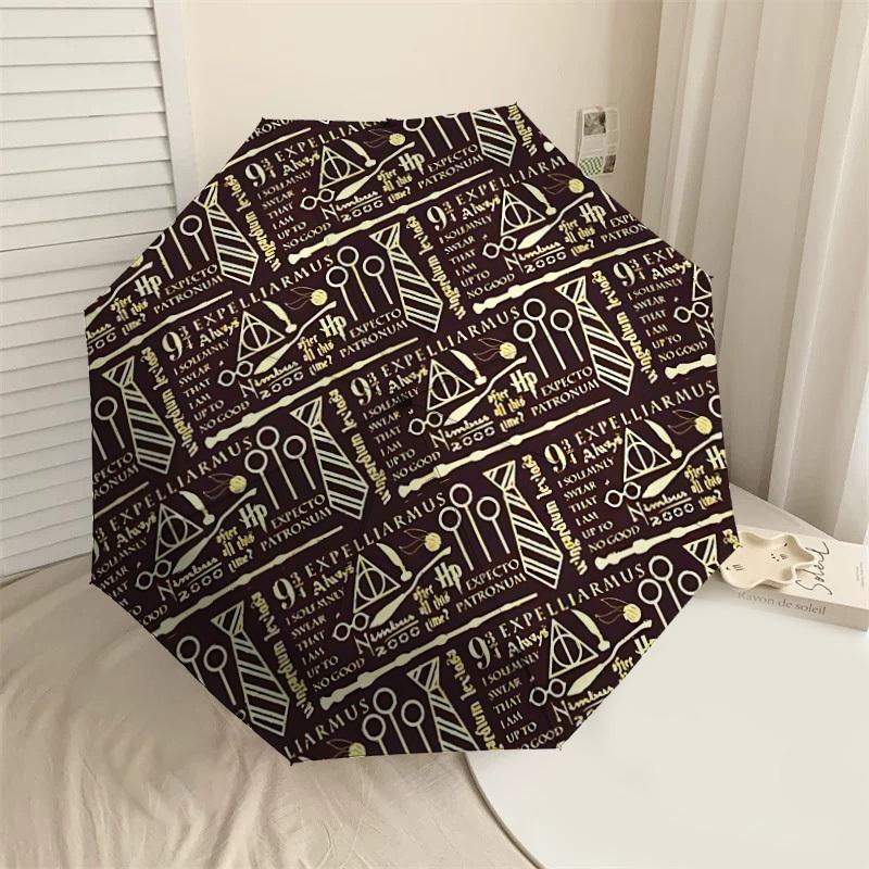 1PC Warner Expelliarmus Always Umbrella-8-Rib Reinforced, Automatic Open, Lightweight-A95