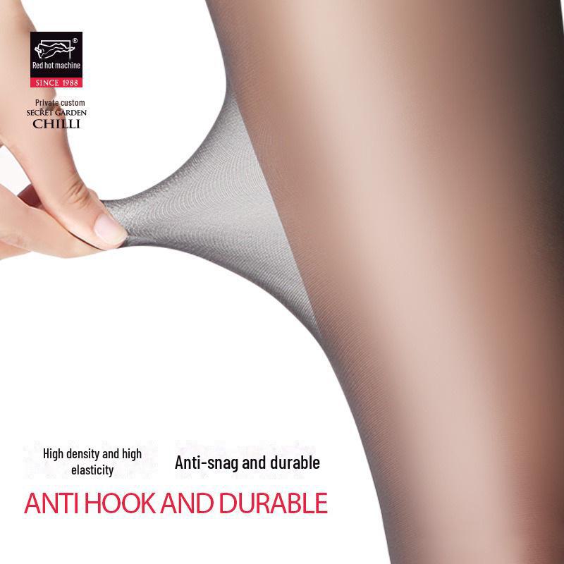 Red Pepper Women's Durable 30D Thin Velvet Stockings - Sexy Black Silk Pantyhose for Beautiful Legs